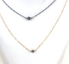 14K Gold And Diamond Necklace