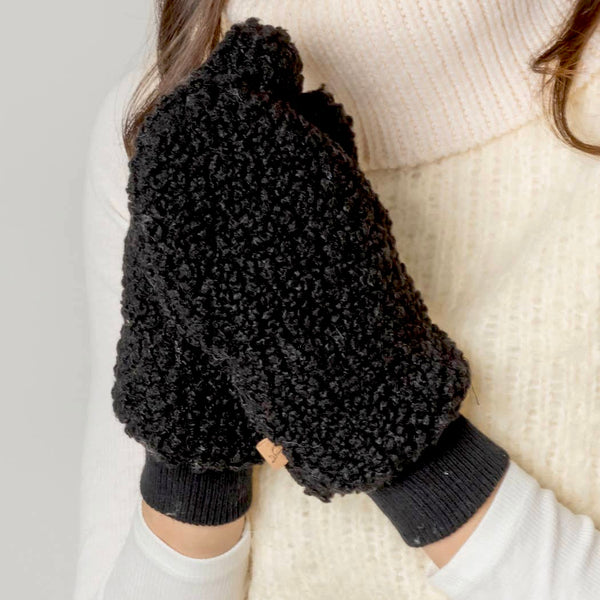 Deliciously Soft & Warm Sherpa Mittens