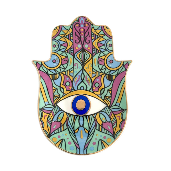 Decorative Ceramic Hamsa