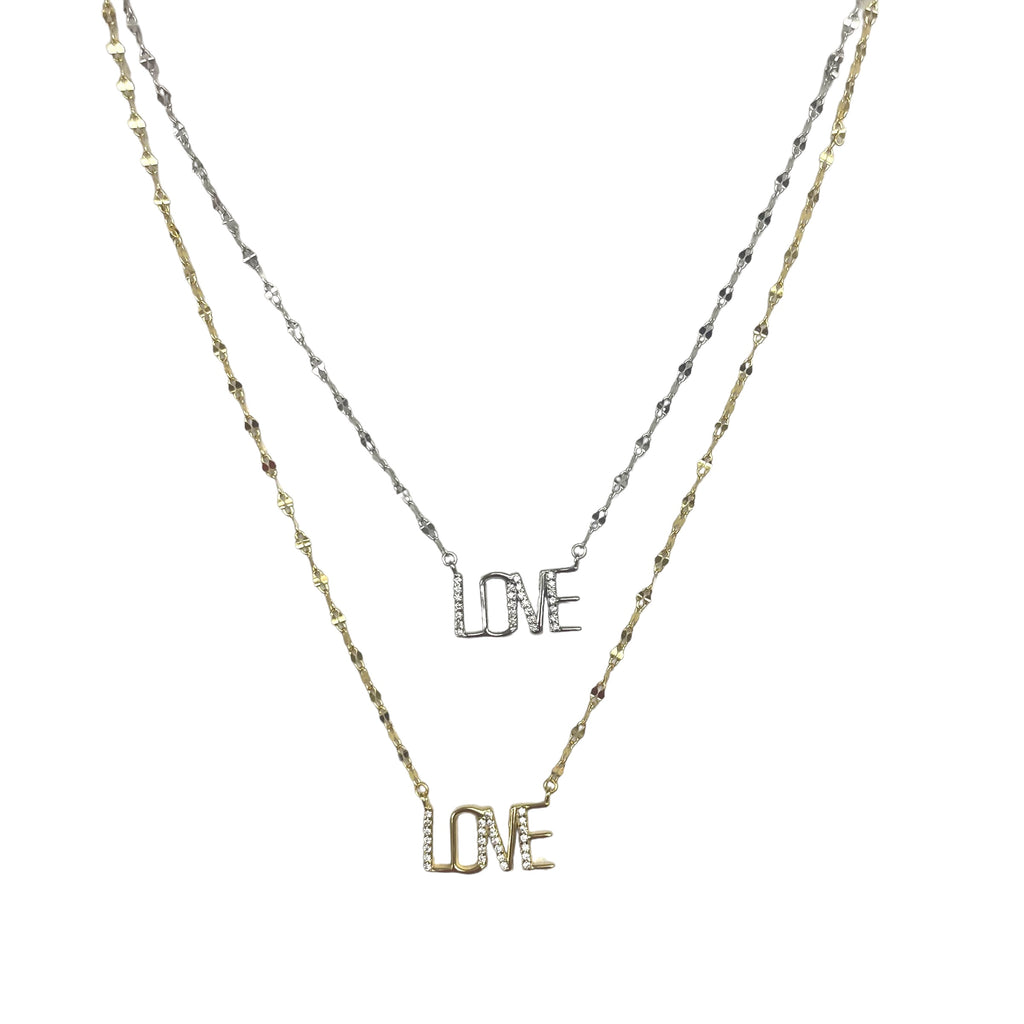 CZ LOVE Necklace