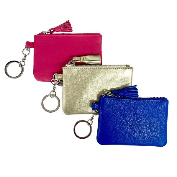Leather Key Ring Pouchette