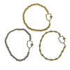 18K Gold/Sterling Pickleball Beaded Bracelets