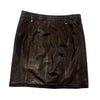 Seela Leather Zipper Skirt By Mauritius
