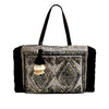 Gold Foil Tufted Tote