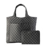 Quilted Icon Tote And Pouch