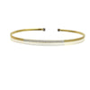 Gold-Filled Flexible CZ Bar Bracelet