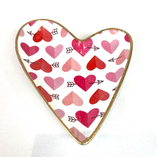 Handmade Ceramic Heart Dishes