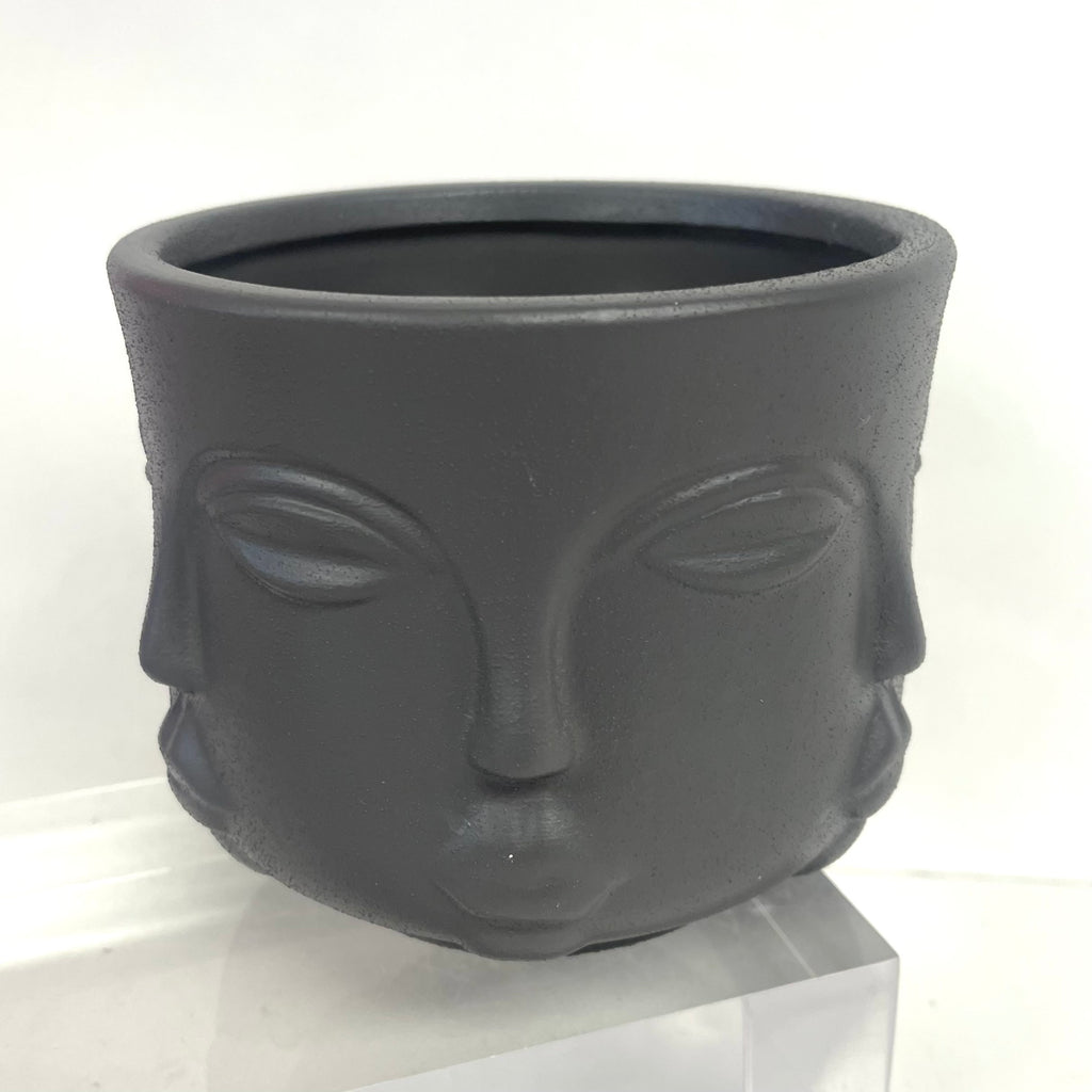 Ceramic Buddha Face Planter