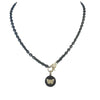 Black Chain with Gold Butterfly Charm