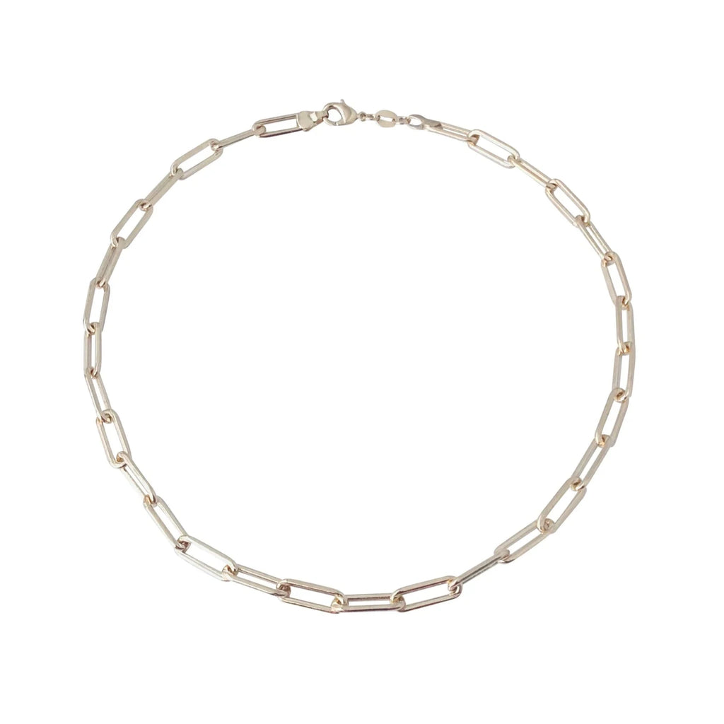 Goldfilled Paperclip Chain Necklace