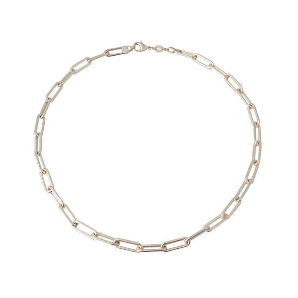 Goldfilled Paperclip Chain Necklace