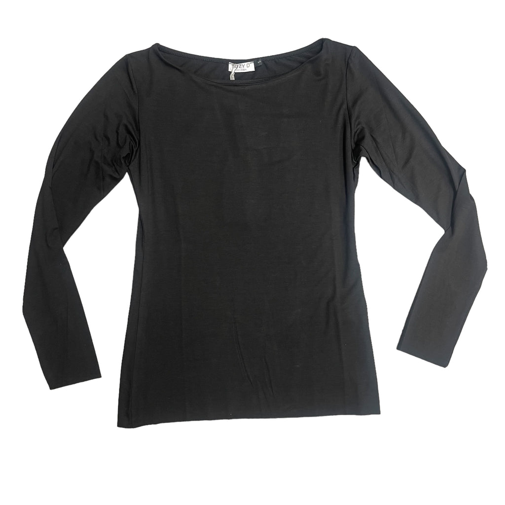 Danni Jersey Fitted Long Sleeve Top