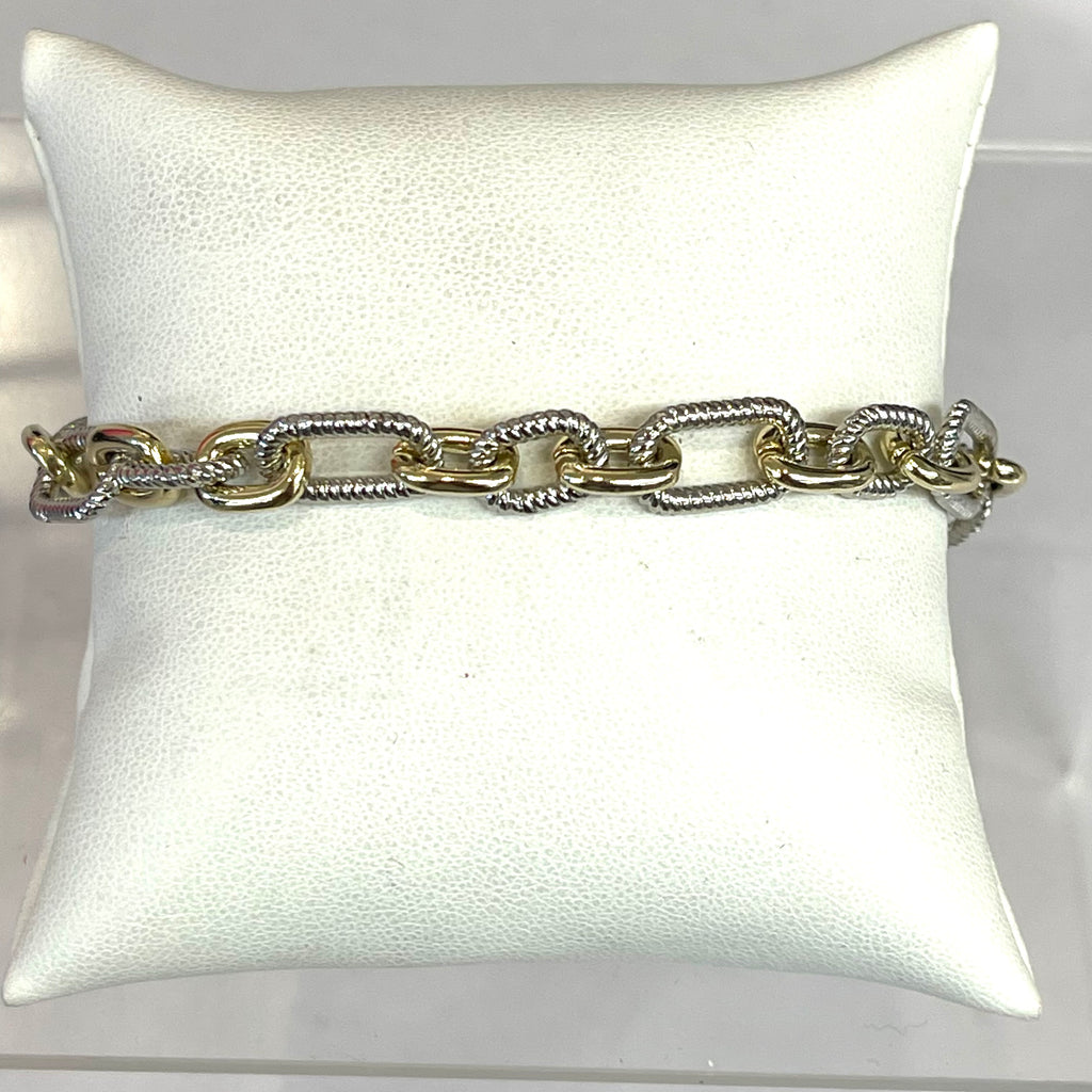 Gold/Silver Link Bracelet