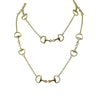 Long Horsebit Chain Necklace