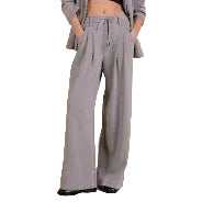 Elan Grey Wide Leg Pants