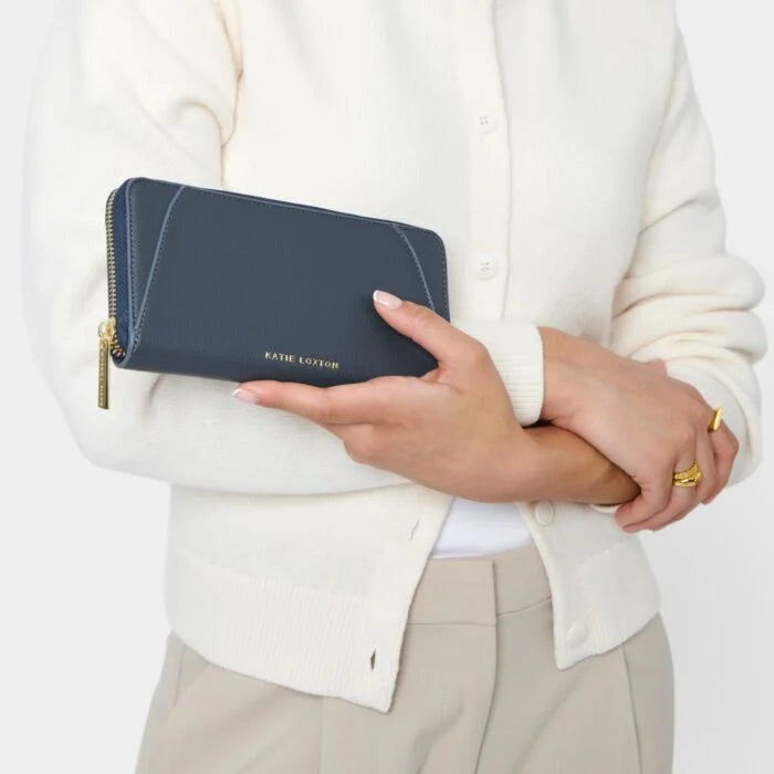 Hana Navy Wallet