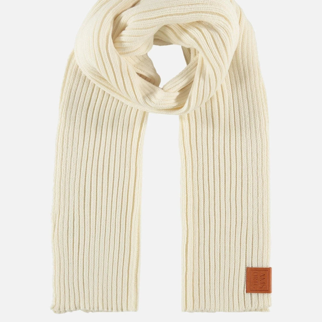Soft Knit Ribbed Scarf
