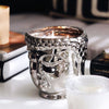 3 Wick Silver Buddha Candle