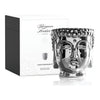 3 Wick Silver Buddha Candle