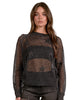 Elan Mesh Star Sweater Crewneck