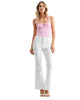 Just Black White Denim Mid-Rise Jeans