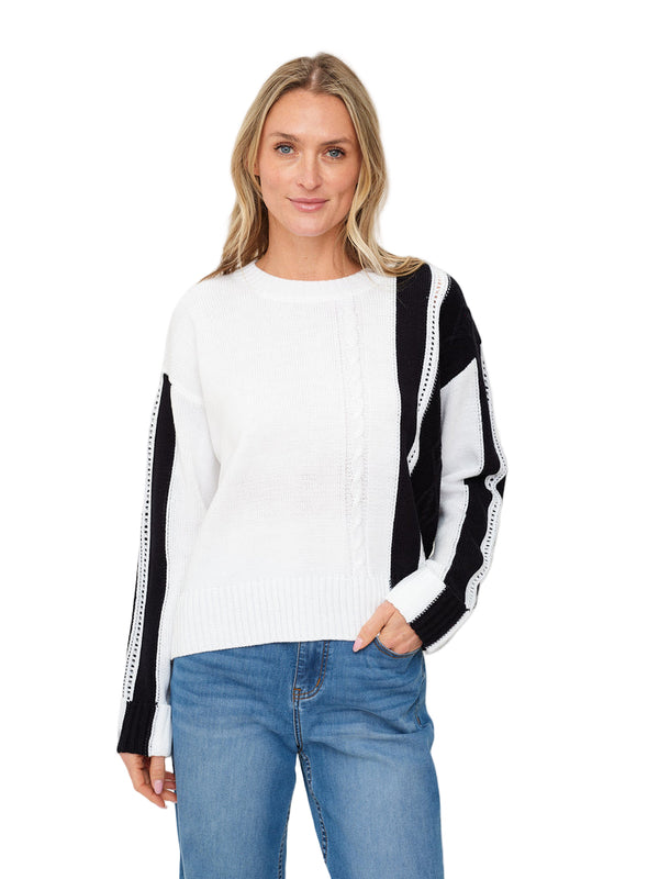 Black And White Ruby Sweater