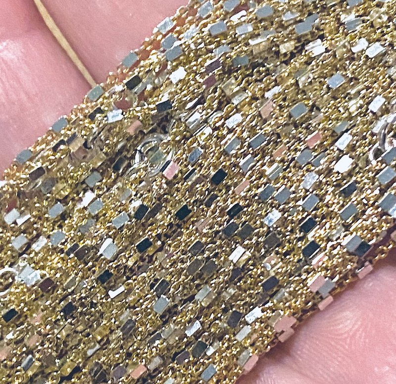 Sterling Silver Mix Chain Necklace