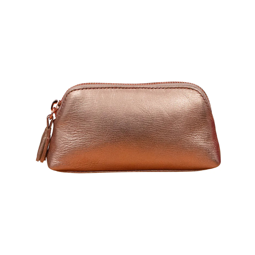 Small Leather Cosmetic Bag