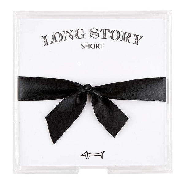 Long Story Short Acrylc Holder With Paper