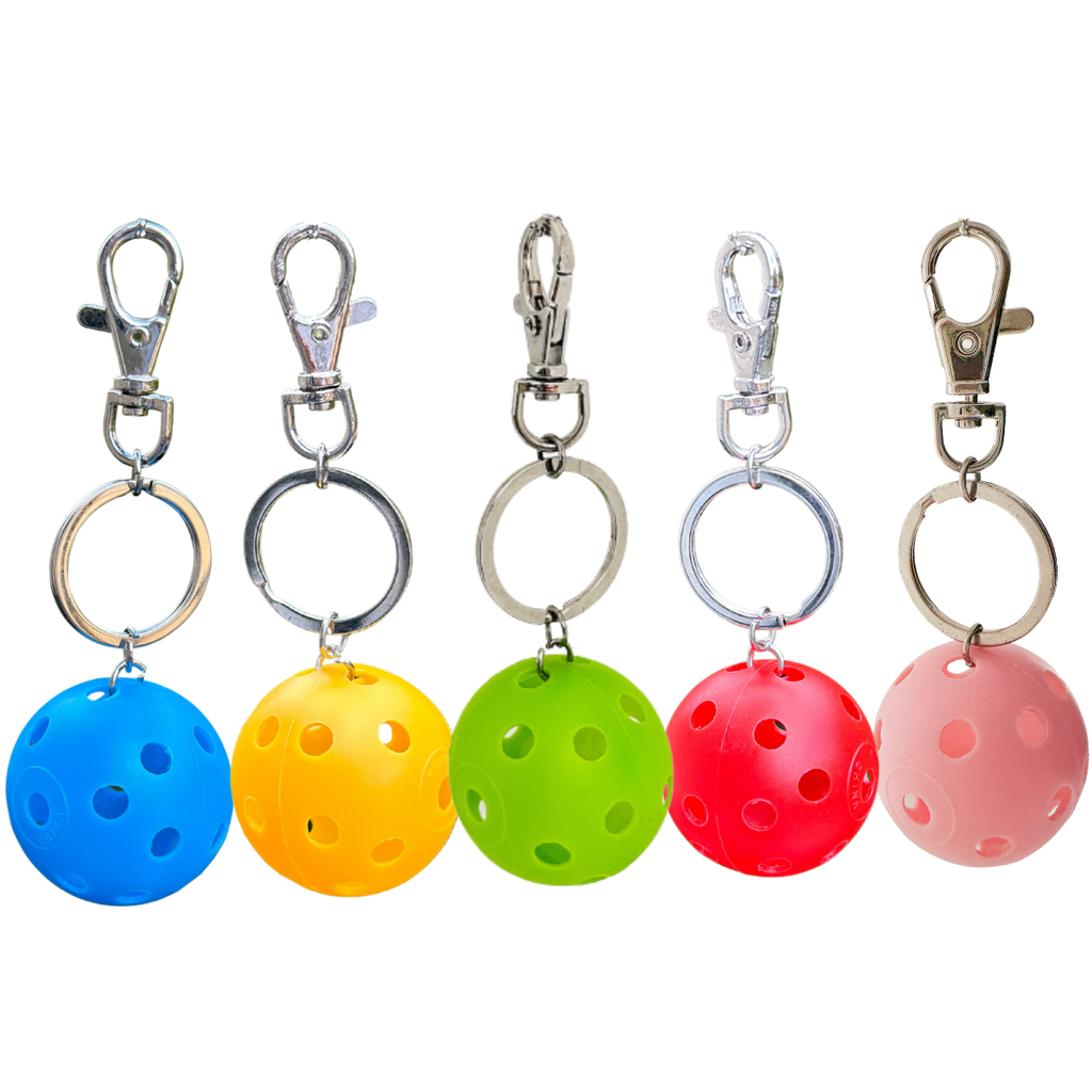 Pickleball Ball Keychain