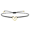 Gold Heart String Bracelet