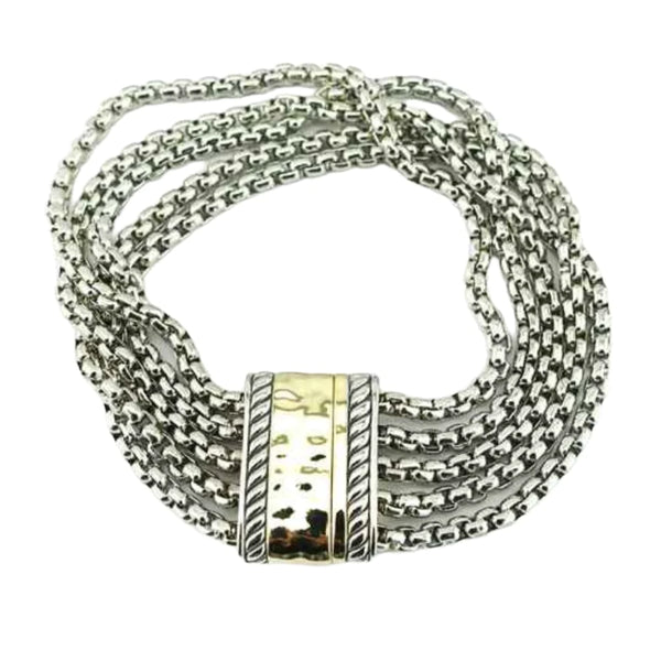 Multi Row Magnetic Chain Bracelet