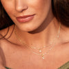 Shimmer Chain Initial Necklace