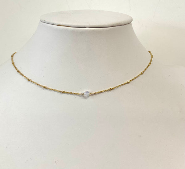Sloane  Dainty Stone Necklace