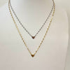 Sparkle Chain With Heart Necklace