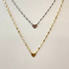 Sparkle Chain With Heart Necklace