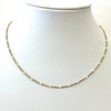 Enamel and Chain Beaded Necklace