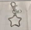 Open Heart and Star Keychain