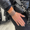 Metal CZ Cuff Bracelet