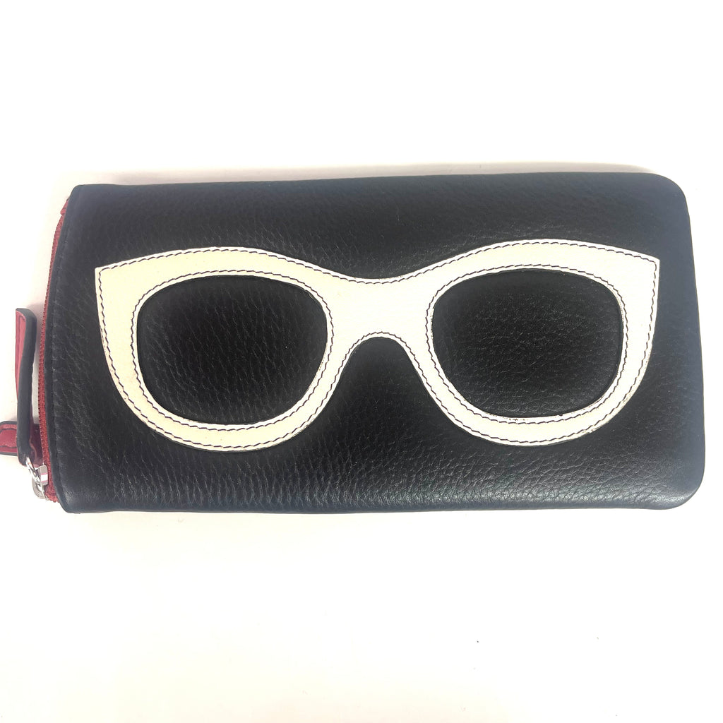 Genuine Leather Colorful Glasses Holder