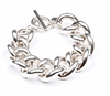 Large Link Silver Gaby Bracelet