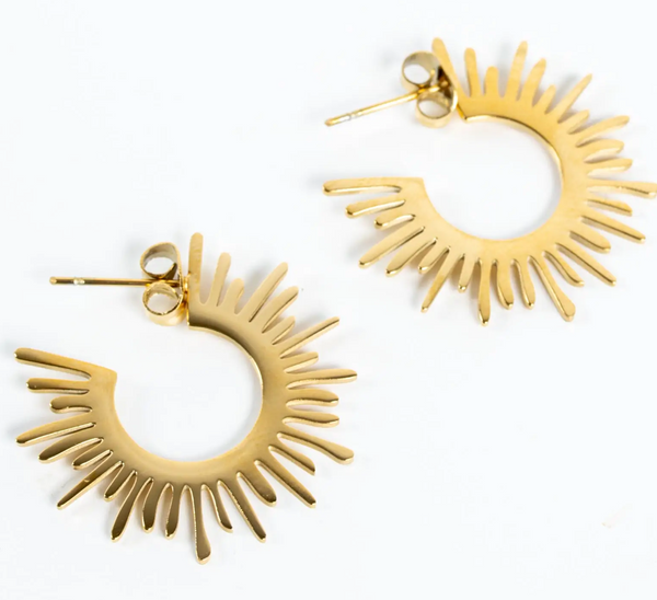 Starburst Hoops