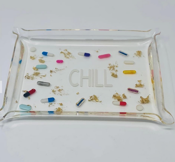 Acrylic Chill Pill Catchall Tray