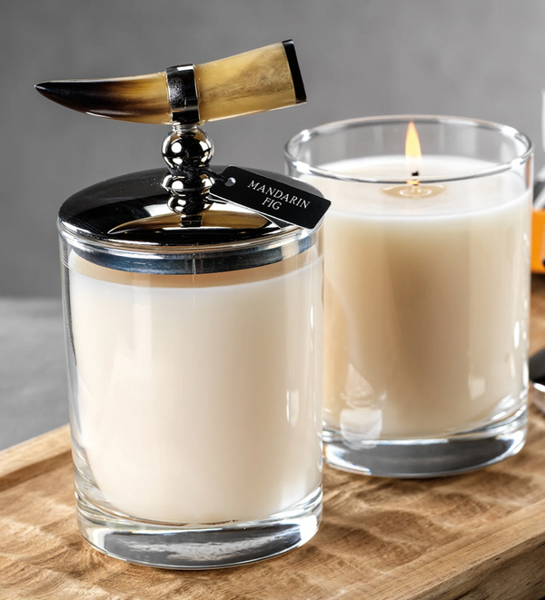 Cote d'Ivoire Scented Candle With Horn Lid