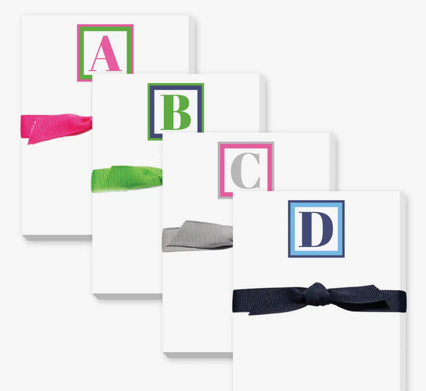 Colorful Mini Initial Notepad
