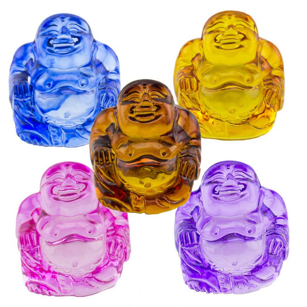 Colorful "Pocket" Crystal  Buddhas