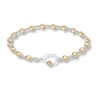 18K Gold/Sterling Pickleball Beaded Bracelets