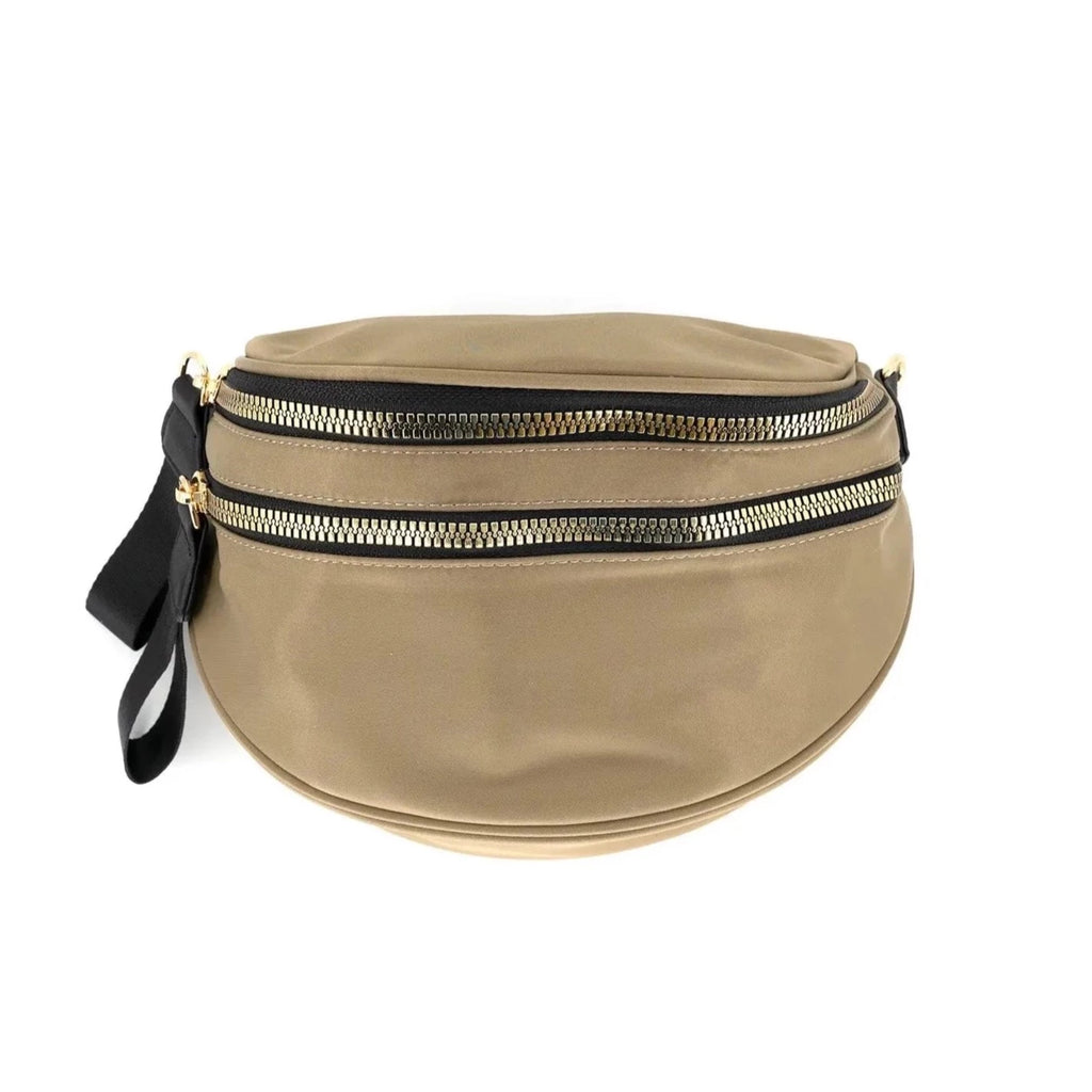 All Around Nylon Double Zip Crossbody Bag