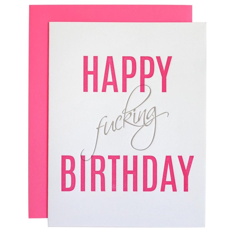 Happy Fucking Birthday Cards
