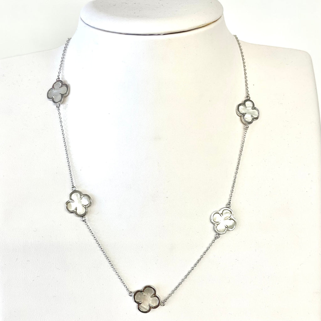 Delicate 5 Clover Necklace